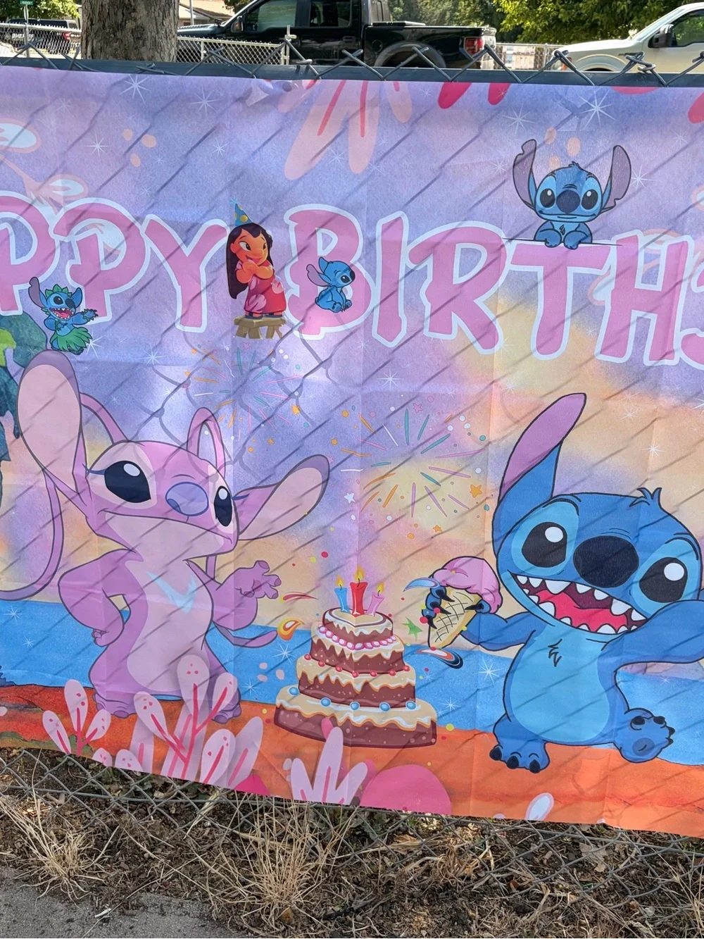 Disney Pink & Blue Stitch and Angel Birthday Party Pack